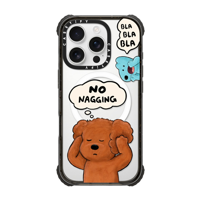 eteecy x CASETiFY iPhone 16 Pro ケース Dog,Animal ブラック ウルトラ インパクトケース MagSafe 対応 No nagging, Please New iPhone eteecy x CASETiFY iPhone 16 Pro ケース Dog,Animal ブラック ウルトラ インパクトケース MagSafe 対応 No nagging, Please New iPhone