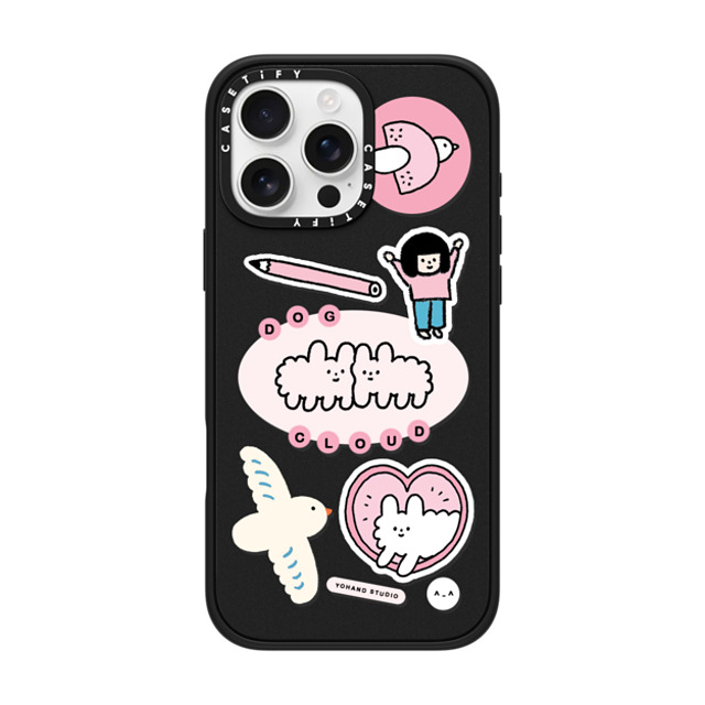 Yohand Studio x CASETiFY iPhone 16 Pro Max Case Matte Black Impact Case MagSafe Compatible My Design #4 Mother's Day Yohand Studio x CASETiFY iPhone 16 Pro Max Case Matte Black Impact Case MagSafe Compatible My Design #4 Mother's Day