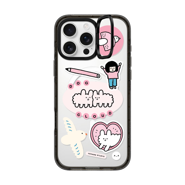 Yohand Studio x CASETiFY iPhone 16 Pro Max Case Black インパクトリングスタンドケース MagSafe対応 My Design #4 Mother's Day Yohand Studio x CASETiFY iPhone 16 Pro Max Case Black インパクトリングスタンドケース MagSafe対応 My Design #4 Mother's Day