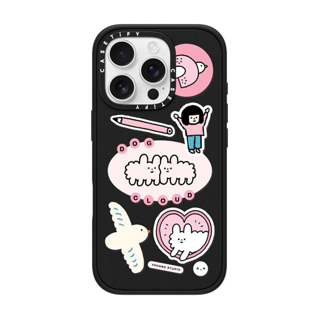 Yohand Studio x CASETiFY iPhone 16 Pro Case Matte Black Impact Case MagSafe Compatible My Design #4 Mother's Day Yohand Studio x CASETiFY iPhone 16 Pro Case Matte Black Impact Case MagSafe Compatible My Design #4 Mother's Day