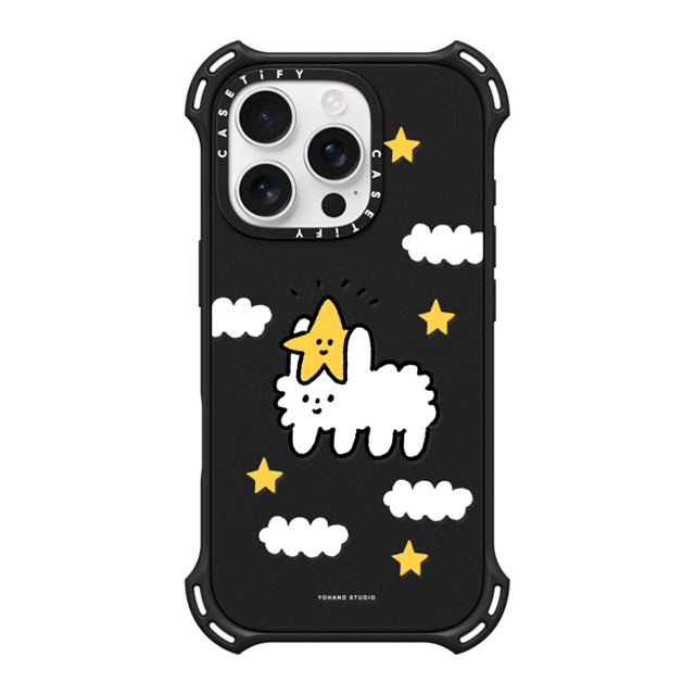 Yohand Studio x CASETiFY iPhone 16 Pro Case Matte Black バウンスケース Catch A Star Yohand Studio x CASETiFY iPhone 16 Pro Case Matte Black バウンスケース Catch A Star