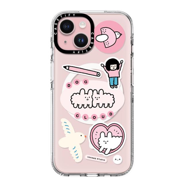 Yohand Studio x CASETiFY iPhone 15 Case Clear Clear Case MagSafe Compatible My Design #4 Mother's Day Yohand Studio x CASETiFY iPhone 15 Case Clear Clear Case MagSafe Compatible My Design #4 Mother's Day