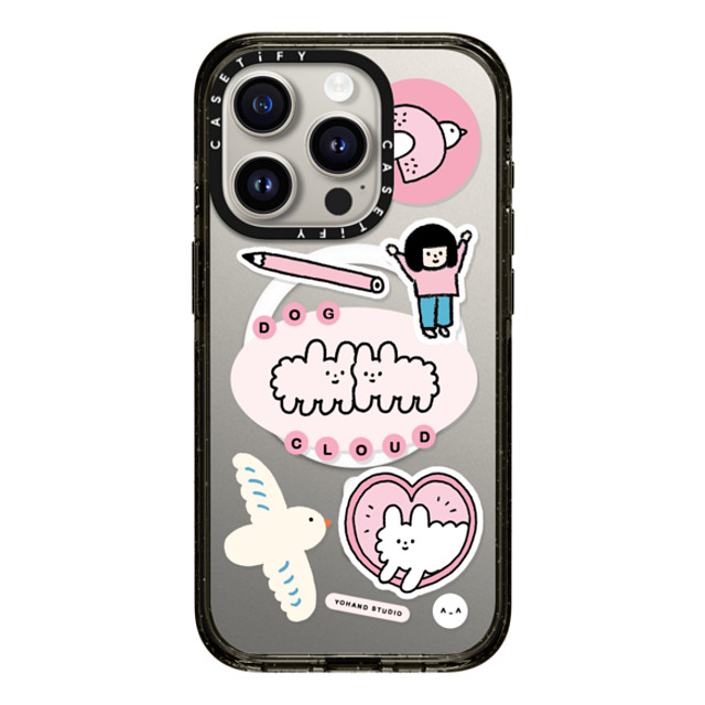 Yohand Studio x CASETiFY iPhone 15 Pro Case Black Impact Case MagSafe Compatible My Design #4 Mother's Day Yohand Studio x CASETiFY iPhone 15 Pro Case Black Impact Case MagSafe Compatible My Design #4 Mother's Day