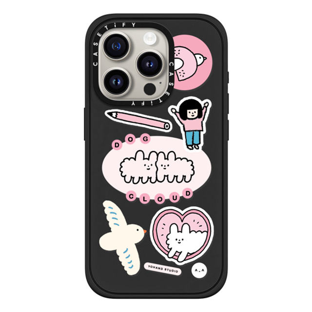 Yohand Studio x CASETiFY iPhone 15 Pro Case Matte Black Impact Case MagSafe Compatible My Design #4 Mother's Day Yohand Studio x CASETiFY iPhone 15 Pro Case Matte Black Impact Case MagSafe Compatible My Design #4 Mother's Day