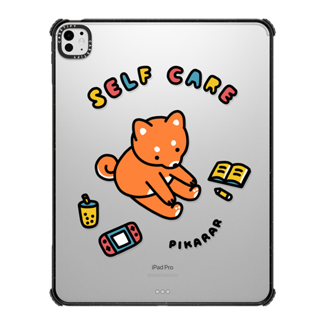 "Pikarar x CASETiFY iPad Pro 13" (M4) Dog,Cartoon ブラック iPad インパクト ケース Self Care by PIKARAR Father's Day" "Pikarar x CASETiFY iPad Pro 13" (M4) Dog,Cartoon ブラック iPad インパクト ケース Self Care by PIKARAR Father's Day"