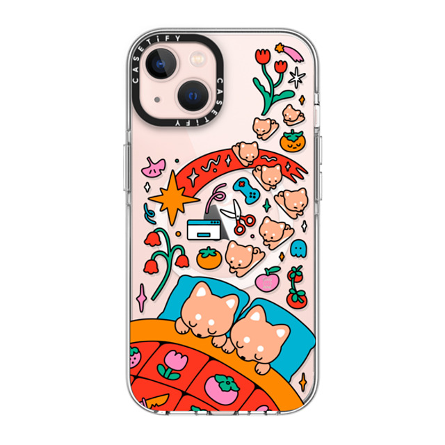 Pikarar x CASETiFY iPhone 13 ケース クリア クリア ケース MagSafe対応 Dreaming
