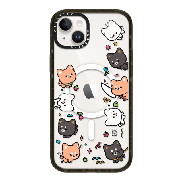 Pikarar x CASETiFY iPhone 14 Plus Case Glossy Black Impact Case MagSafe Compatible Let's Hangout! Pikarar x CASETiFY iPhone 14 Plus Case Glossy Black Impact Case MagSafe Compatible Let's Hangout!
