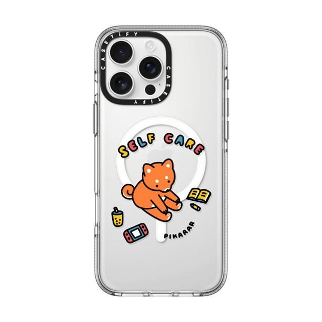 Pikarar x CASETiFY iPhone 16 Pro Max Case Dog,Cartoon Clear Clear Case MagSafe Compatible Self Care by PIKARAR Father's Day Pikarar x CASETiFY iPhone 16 Pro Max Case Dog,Cartoon Clear Clear Case MagSafe Compatible Self Care by PIKARAR Father's Day