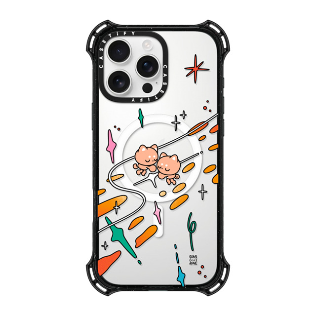 Pikarar x CASETiFY iPhone 16 Pro Max ケース ブラック バウンスケース Only You