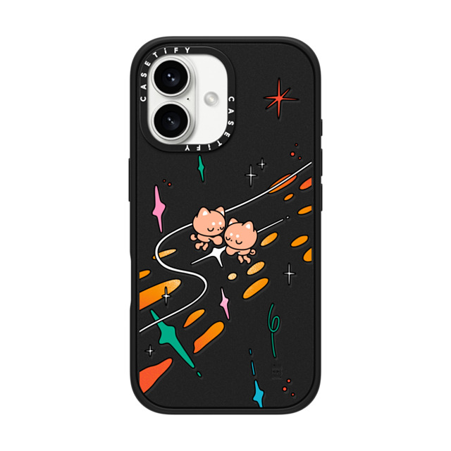 Pikarar x CASETiFY iPhone 16 ケース マットブラック インパクトケース MagSafe対応 Only You