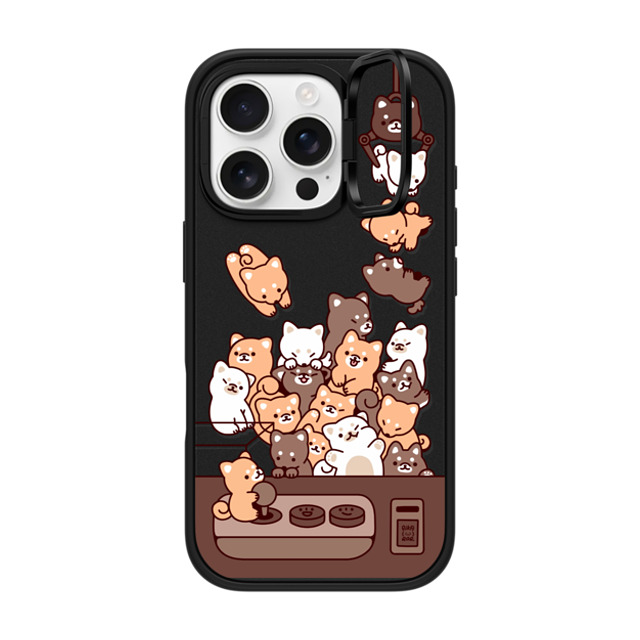 Pikarar x CASETiFY iPhone 16 Pro ケース マットブラック インパクトリングスタンドケース MagSafe対応 I Pick You