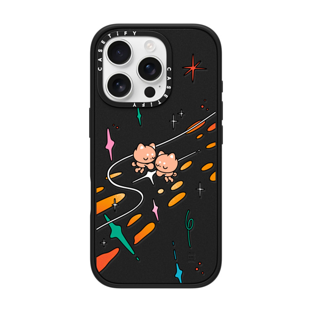 Pikarar x CASETiFY iPhone 16 Pro ケース マットブラック インパクトケース MagSafe対応 Only You