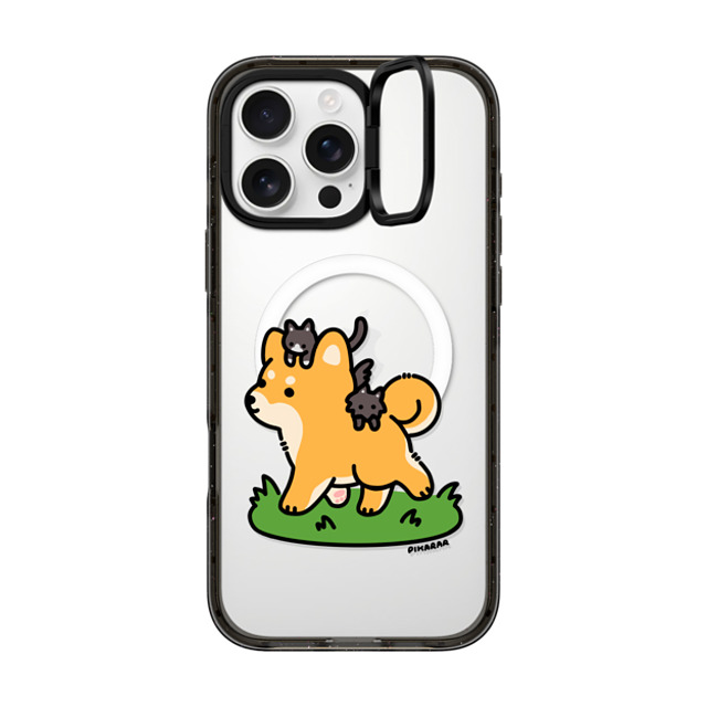 Pikarar x CASETiFY iPhone 16 Pro Max Case Dog,Animal Black インパクトリングスタンドケース MagSafe対応 Goin For a Ride by Pikarar Mother's Day Pikarar x CASETiFY iPhone 16 Pro Max Case Dog,Animal Black インパクトリングスタンドケース MagSafe対応 Goin For a Ride by Pikarar Mother's Day