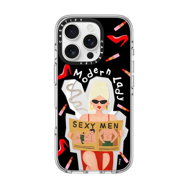 CASETiFY iPhone 16 Pro Case クリア クリア ケース MagSafe対応 Modern Lady åå…ƒ 尼羞 Back to School CASETiFY iPhone 16 Pro Case クリア クリア ケース MagSafe対応 Modern Lady åå…ƒ 尼羞 Back to School