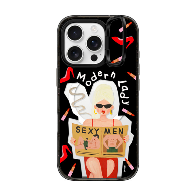 CASETiFY iPhone 16 Pro Case Black インパクトリングスタンドケース MagSafe対応 Modern Lady åå…ƒ 尼羞 Back to School CASETiFY iPhone 16 Pro Case Black インパクトリングスタンドケース MagSafe対応 Modern Lady åå…ƒ 尼羞 Back to School