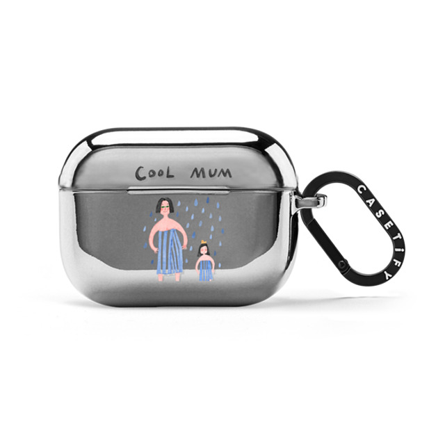 CASETiFY AirPods Pro シルバー ミラー ケース Walk through the rain together é›…æ-‡ 熚 Father's Day CASETiFY AirPods Pro シルバー ミラー ケース Walk through the rain together é›…æ-‡ 熚 Father's Day