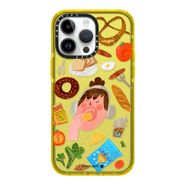 CASETiFY iPhone 14 Pro Max Case イエロー Impact Case Happy boom é›…æ-‡ 熚 CASETiFY iPhone 14 Pro Max Case イエロー Impact Case Happy boom é›…æ-‡ 熚