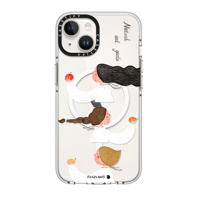 CASETiFY iPhone 14 Case Clear Clear Case MagSafe Compatible Love is creeping é›…æ-‡ 熚 CASETiFY iPhone 14 Case Clear Clear Case MagSafe Compatible Love is creeping é›…æ-‡ 熚