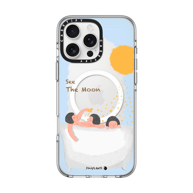 EGGPLANTS x CASETiFY iPhone 16 Pro Max ケース クリア クリア ケース MagSafe対応 Bubble bath