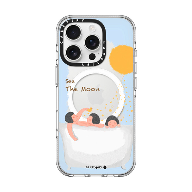 EGGPLANTS x CASETiFY iPhone 16 Pro ケース クリア クリア ケース MagSafe対応 Bubble bath