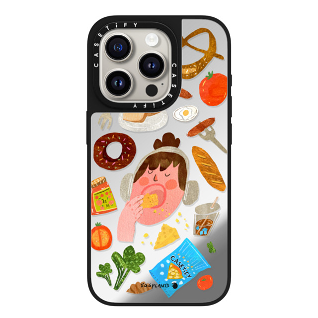 CASETiFY iPhone 15 Pro Case Silver on Black ミラーケース MagSafe対応 Happy boom é›…æ-‡ 熚 CASETiFY iPhone 15 Pro Case Silver on Black ミラーケース MagSafe対応 Happy boom é›…æ-‡ 熚