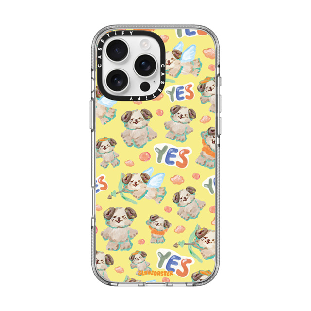 Slowcoaster x CASETiFY iPhone 16 Pro Max ケース クリア クリア ケース MagSafe対応 SLOWCOASTER Playing-Damsook pattern Phone Case