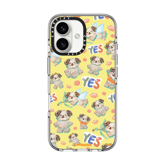 Slowcoaster x CASETiFY iPhone 16 ケース クリア クリア ケース MagSafe対応 SLOWCOASTER Playing-Damsook pattern Phone Case