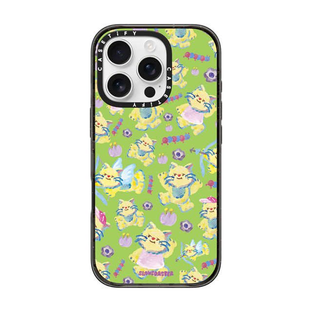 Slowcoaster x CASETiFY iPhone 16 Pro ケース Animal,Cartoon ブラック インパクトケース SLOWCOASTER Dancing-Lunzy pattern Phone Case Back to School Slowcoaster x CASETiFY iPhone 16 Pro ケース Animal,Cartoon ブラック インパクトケース SLOWCOASTER Dancing-Lunzy pattern Phone Case Back to School