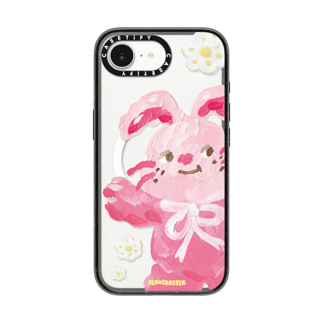 Slowcoaster x CASETiFY iPhone 16e ケース Animal,Cartoon ブラック インパクトケース MagSafe対応 SLOWCOASTER Hi Buddy Phone Case Back to School Slowcoaster x CASETiFY iPhone 16e ケース Animal,Cartoon ブラック インパクトケース MagSafe対応 SLOWCOASTER Hi Buddy Phone Case Back to School