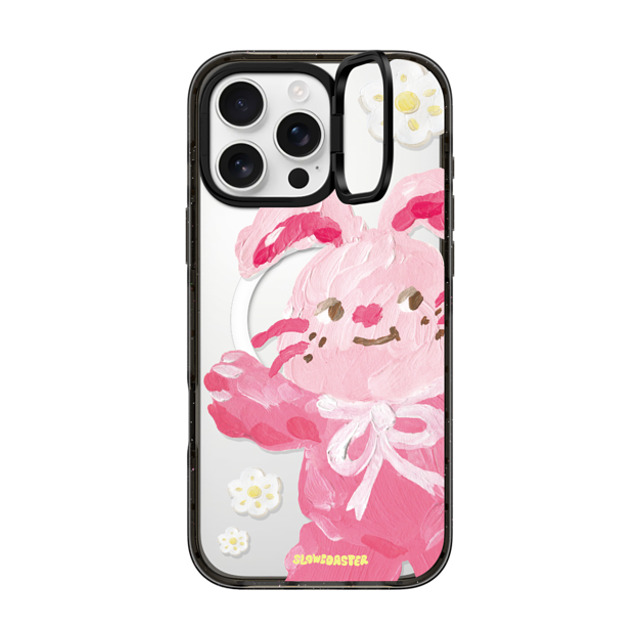 Slowcoaster x CASETiFY iPhone 16 Pro Max ケース Animal,Cartoon ブラック インパクトリングスタンドケース MagSafe対応 SLOWCOASTER Hi Buddy Phone Case Back to School Slowcoaster x CASETiFY iPhone 16 Pro Max ケース Animal,Cartoon ブラック インパクトリングスタンドケース MagSafe対応 SLOWCOASTER Hi Buddy Phone Case Back to School