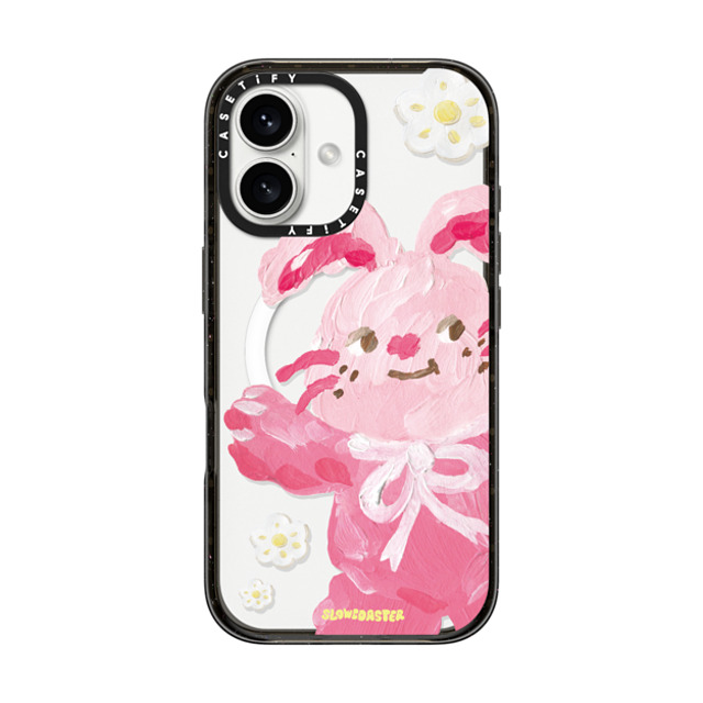 Slowcoaster x CASETiFY iPhone 16 ケース Animal,Cartoon ブラック インパクトケース MagSafe対応 SLOWCOASTER Hi Buddy Phone Case Back to School Slowcoaster x CASETiFY iPhone 16 ケース Animal,Cartoon ブラック インパクトケース MagSafe対応 SLOWCOASTER Hi Buddy Phone Case Back to School