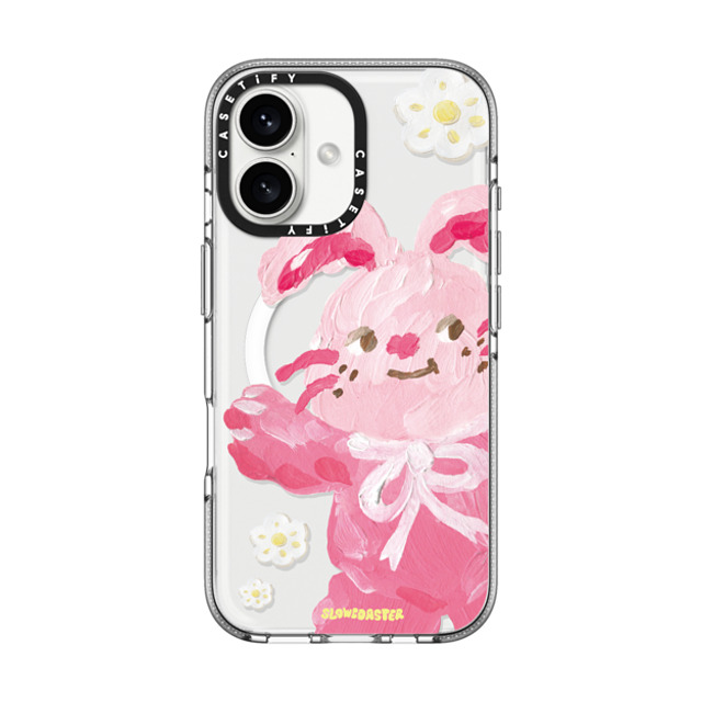 Slowcoaster x CASETiFY iPhone 16 ケース Animal,Cartoon クリア クリア ケース MagSafe対応 SLOWCOASTER Hi Buddy Phone Case Back to School Slowcoaster x CASETiFY iPhone 16 ケース Animal,Cartoon クリア クリア ケース MagSafe対応 SLOWCOASTER Hi Buddy Phone Case Back to School
