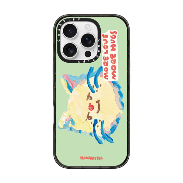 Slowcoaster x CASETiFY iPhone 16 Pro Case Cat,Dog Black Impact Case MagSafe Compatible SLOWCOASTER More Hugs Lunzy Mother's Day Slowcoaster x CASETiFY iPhone 16 Pro Case Cat,Dog Black Impact Case MagSafe Compatible SLOWCOASTER More Hugs Lunzy Mother's Day