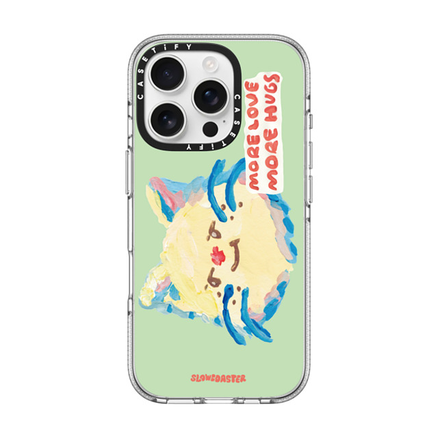 Slowcoaster x CASETiFY iPhone 16 Pro Case Cat,Dog Clear Clear Case MagSafe Compatible SLOWCOASTER More Hugs Lunzy Mother's Day Slowcoaster x CASETiFY iPhone 16 Pro Case Cat,Dog Clear Clear Case MagSafe Compatible SLOWCOASTER More Hugs Lunzy Mother's Day