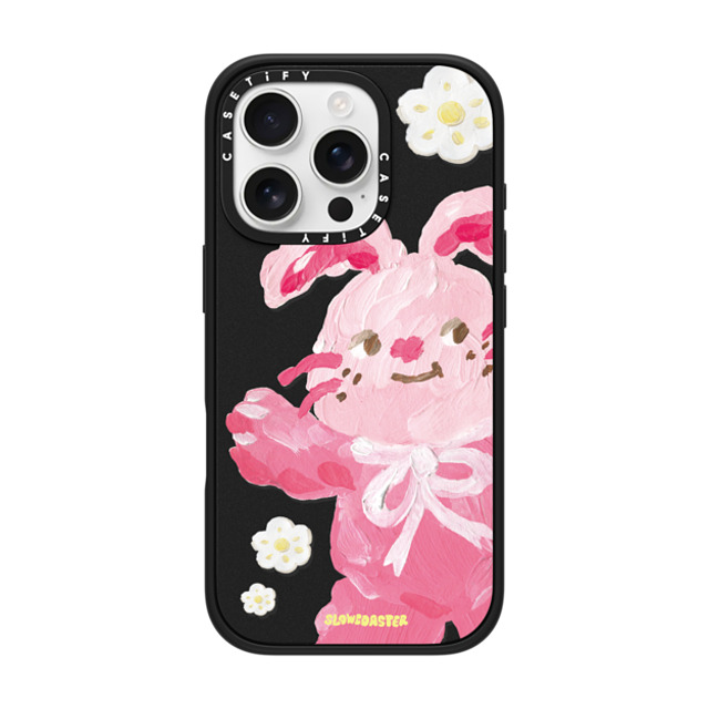 Slowcoaster x CASETiFY iPhone 16 Pro ケース Animal,Cartoon マットブラック インパクトケース MagSafe対応 SLOWCOASTER Hi Buddy Phone Case Back to School Slowcoaster x CASETiFY iPhone 16 Pro ケース Animal,Cartoon マットブラック インパクトケース MagSafe対応 SLOWCOASTER Hi Buddy Phone Case Back to School
