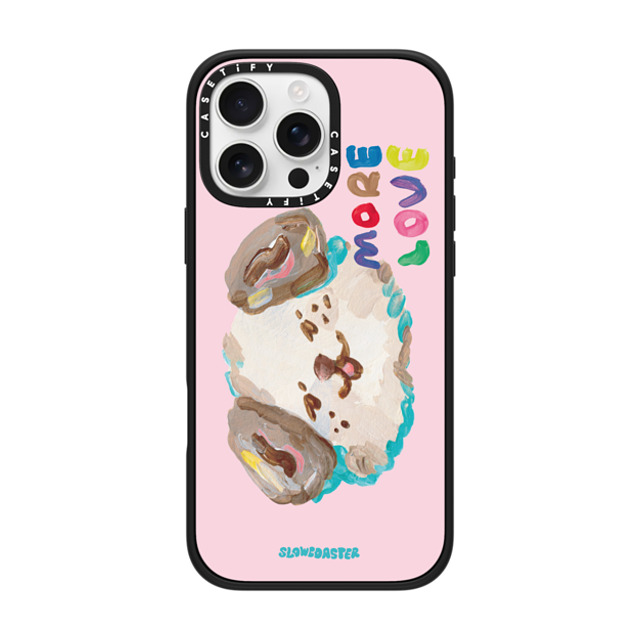 Slowcoaster x CASETiFY iPhone 16 Pro Max ケース Dog,Animal マットブラック インパクトケース MagSafe対応 SLOWCOASTER More Love Damsook Father's Day Slowcoaster x CASETiFY iPhone 16 Pro Max ケース Dog,Animal マットブラック インパクトケース MagSafe対応 SLOWCOASTER More Love Damsook Father's Day
