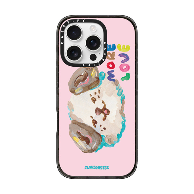 Slowcoaster x CASETiFY iPhone 16 Pro ケース Dog,Animal ブラック インパクトケース MagSafe対応 SLOWCOASTER More Love Damsook Father's Day Slowcoaster x CASETiFY iPhone 16 Pro ケース Dog,Animal ブラック インパクトケース MagSafe対応 SLOWCOASTER More Love Damsook Father's Day