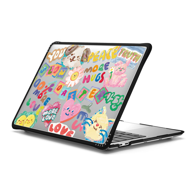 Slowcoaster x CASETiFY MacBook Pro 13-inch (2020 / 2022) ブラック インパクト ケース SLOWCOASTER Sticker