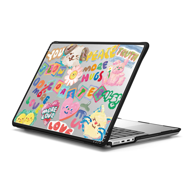 Slowcoaster x CASETiFY MacBook Pro 14-inch (2021 / 2023) ブラック インパクト ケース SLOWCOASTER Sticker