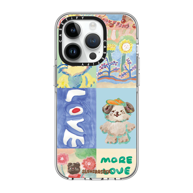 Slowcoaster x CASETiFY iPhone 14 Pro Case Clear Clear Case MagSafe Compatible SLOWCOASTER Love SLCO Slowcoaster x CASETiFY iPhone 14 Pro Case Clear Clear Case MagSafe Compatible SLOWCOASTER Love SLCO