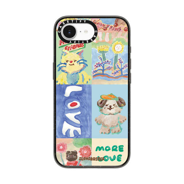 Slowcoaster x CASETiFY iPhone 16e Case Cat,Dog Black Impact Case MagSafe Compatible SLOWCOASTER Love SLCO Back to School Slowcoaster x CASETiFY iPhone 16e Case Cat,Dog Black Impact Case MagSafe Compatible SLOWCOASTER Love SLCO Back to School