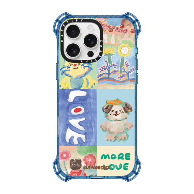Slowcoaster x CASETiFY iPhone 16 Pro Max Case ベイビーブルー バウンスケース SLOWCOASTER Love SLCO Slowcoaster x CASETiFY iPhone 16 Pro Max Case ベイビーブルー バウンスケース SLOWCOASTER Love SLCO