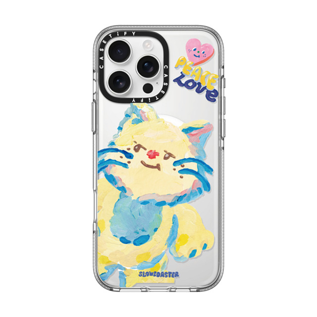Slowcoaster x CASETiFY iPhone 16 Pro Max ケース Cat,Animal クリア クリア ケース MagSafe対応 SLOWCOASTER Lunzy Father's Day Slowcoaster x CASETiFY iPhone 16 Pro Max ケース Cat,Animal クリア クリア ケース MagSafe対応 SLOWCOASTER Lunzy Father's Day