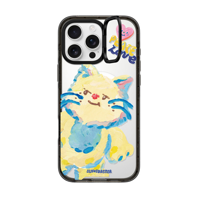 Slowcoaster x CASETiFY iPhone 16 Pro Max ケース Cat,Animal ブラック インパクトリングスタンドケース MagSafe対応 SLOWCOASTER Lunzy Father's Day Slowcoaster x CASETiFY iPhone 16 Pro Max ケース Cat,Animal ブラック インパクトリングスタンドケース MagSafe対応 SLOWCOASTER Lunzy Father's Day