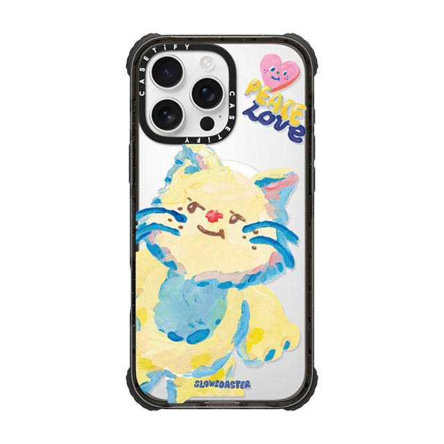 Slowcoaster x CASETiFY iPhone 16 Pro Max ケース Cat,Animal ブラック ウルトラ インパクトケース MagSafe 対応 SLOWCOASTER Lunzy Father's Day Slowcoaster x CASETiFY iPhone 16 Pro Max ケース Cat,Animal ブラック ウルトラ インパクトケース MagSafe 対応 SLOWCOASTER Lunzy Father's Day