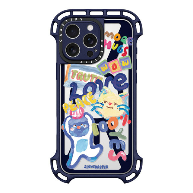 Slowcoaster x CASETiFY iPhone 16 Pro Max Case インディゴ ウルトラ バウンスケース MagSafe対応 SLOWCOASTER Sticker Slowcoaster x CASETiFY iPhone 16 Pro Max Case インディゴ ウルトラ バウンスケース MagSafe対応 SLOWCOASTER Sticker