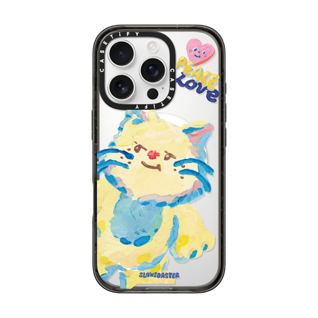 Slowcoaster x CASETiFY iPhone 16 Pro Case Cat,Animal Black Impact Case MagSafe Compatible SLOWCOASTER Lunzy Father's Day Slowcoaster x CASETiFY iPhone 16 Pro Case Cat,Animal Black Impact Case MagSafe Compatible SLOWCOASTER Lunzy Father's Day
