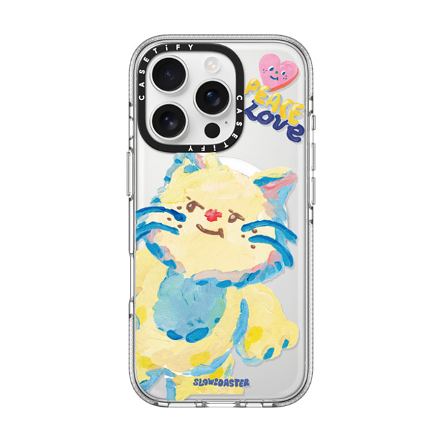 Slowcoaster x CASETiFY iPhone 16 Pro Case Cat,Animal Clear Clear Case MagSafe Compatible SLOWCOASTER Lunzy Father's Day Slowcoaster x CASETiFY iPhone 16 Pro Case Cat,Animal Clear Clear Case MagSafe Compatible SLOWCOASTER Lunzy Father's Day