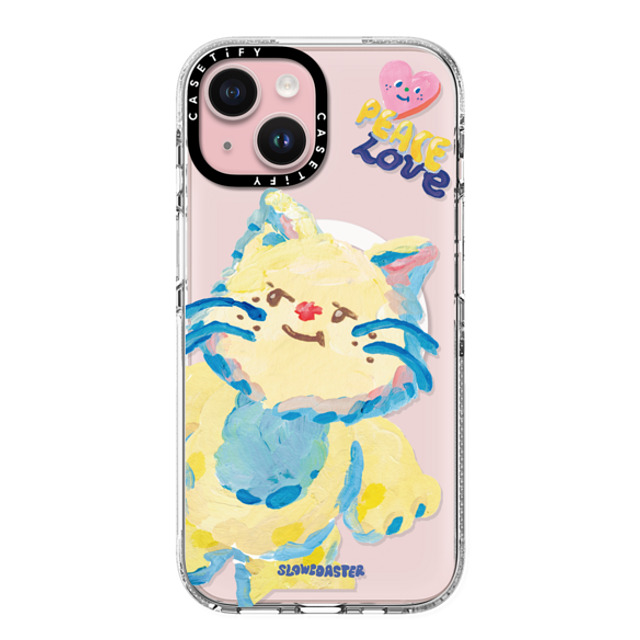 Slowcoaster x CASETiFY iPhone 15 ケース Cat,Animal クリア クリア ケース MagSafe対応 SLOWCOASTER Lunzy Father's Day Slowcoaster x CASETiFY iPhone 15 ケース Cat,Animal クリア クリア ケース MagSafe対応 SLOWCOASTER Lunzy Father's Day