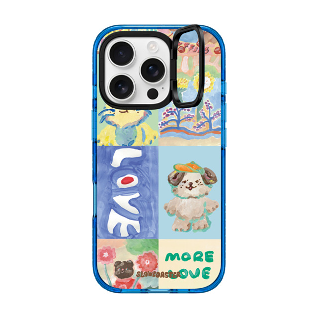 Slowcoaster x CASETiFY iPhone 16 Pro Case スカイブルー インパクトリングスタンドケース MagSafe対応 SLOWCOASTER Love SLCO Slowcoaster x CASETiFY iPhone 16 Pro Case スカイブルー インパクトリングスタンドケース MagSafe対応 SLOWCOASTER Love SLCO